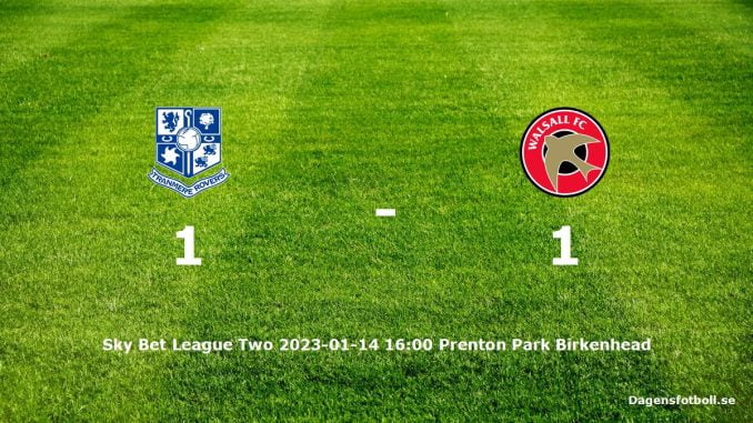 tranmere-rovers-walsall-slut-dagensfotbollse