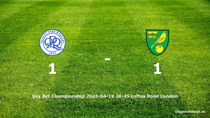 queens-park-rangers-norwich-city-slut-dagensfotbollse