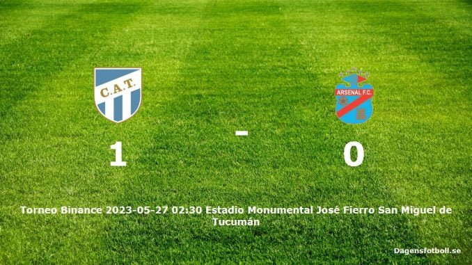 atletico-tucuman-arsenal-slut-dagensfotbollse