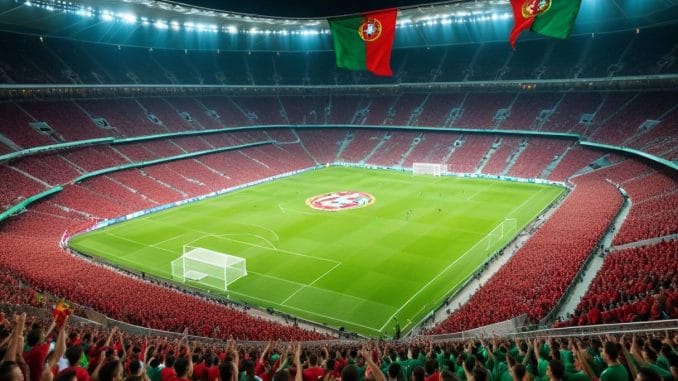 Portugals stjärnor på fotbollsplanen – möt spelarna! illustration