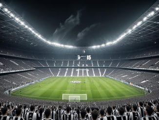 Spännande poängställning i Juventus illustration