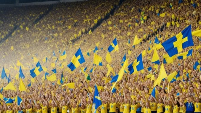 Sveriges damlandslag i fotboll illustration