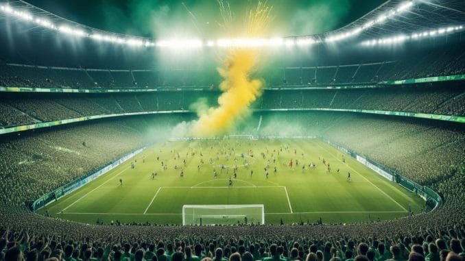 En spännande match illustration