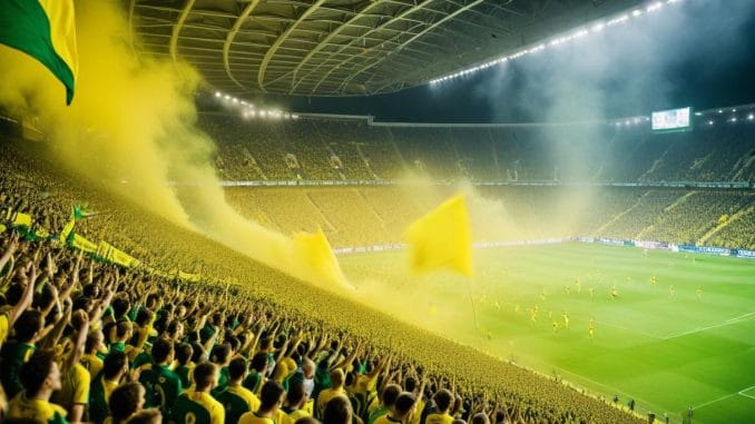 Häng med i FC Nantes spännande äventyr! Häng med i FC Nantes spännande äventyr! illustration