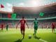 Marockos herrlandslag i fotboll - framtiden ser ljus ut! illustration