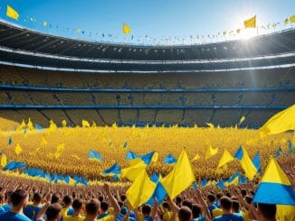 Svenska fans hyllar Ukraina fotboll – en magisk resa! illustration