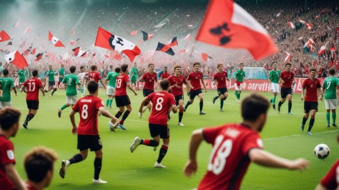 Albaniens herrlandslag i fotboll illustration