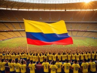 Colombias herrlandslag i fotboll illustration